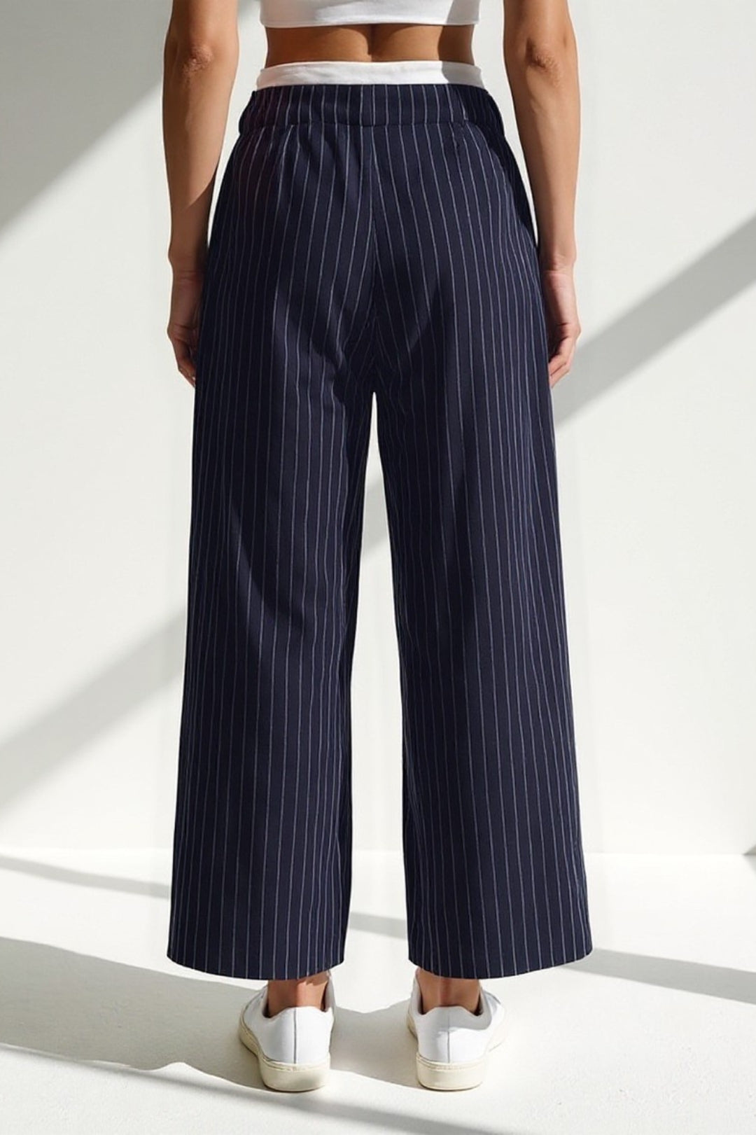 Lou | Pantalon à rayures verticales