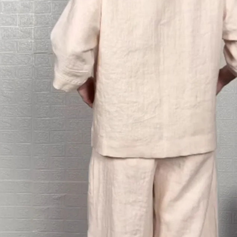 Solène™ | Ensemble en coton-lin 2 pièces