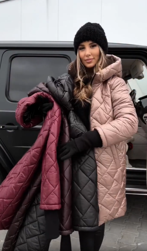 Bogna | Veste d'hiver matelassée avec capuche