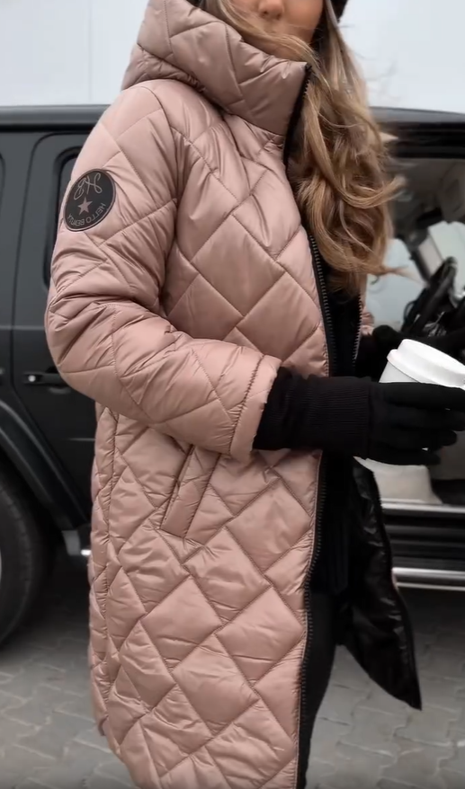 Bogna | Veste d'hiver matelassée avec capuche