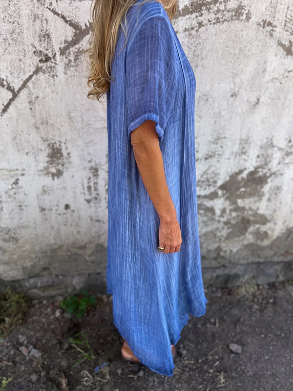 Valéa™ | Robe fluide à col V