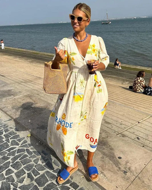 Andrea | Robe en lin