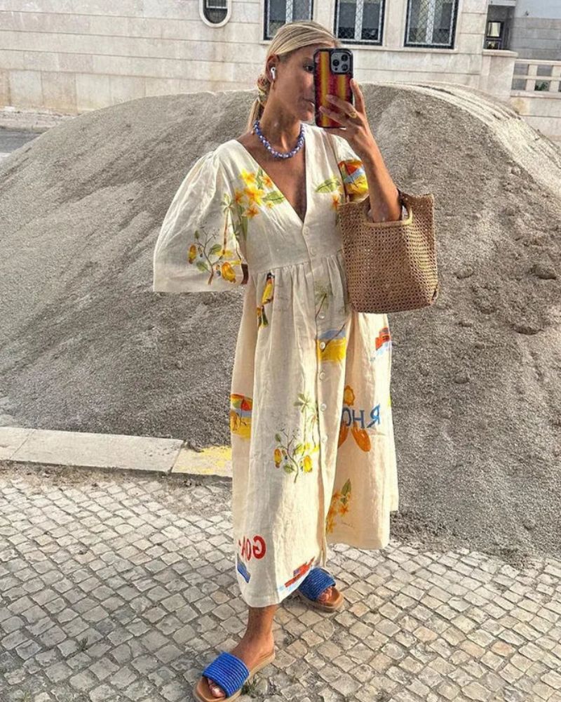 Andrea | Robe en lin
