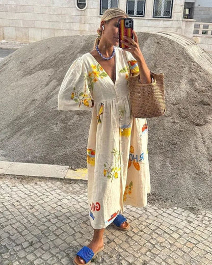 Andrea | Robe en lin