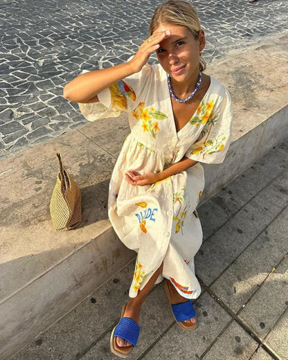 Andrea | Robe en lin