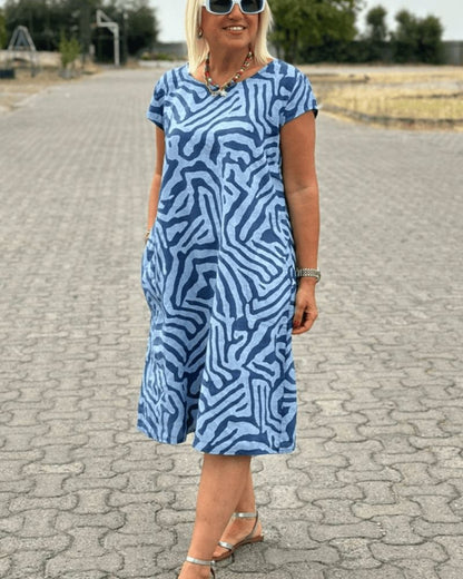 Maurine™ | robe imprimée