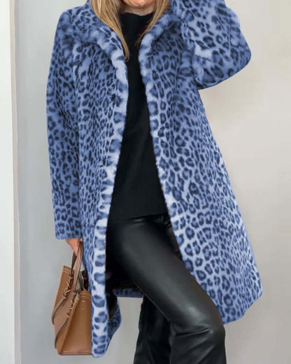 Camille | Manteau Léopard Long