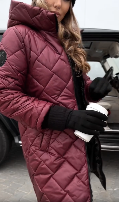 Bogna | Veste d'hiver matelassée avec capuche