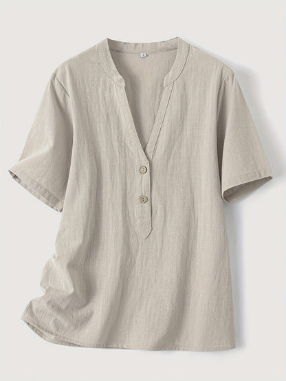 Tara | Blouse élégante à col en V