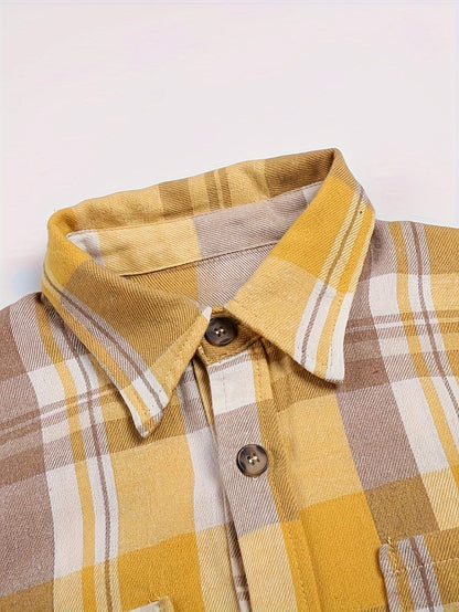 Ophéliane™ | Chemise oversize à carreaux