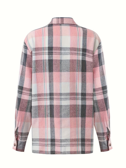 Ophéliane™ | Chemise oversize à carreaux