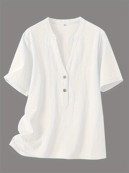 Tara | Blouse élégante à col en V