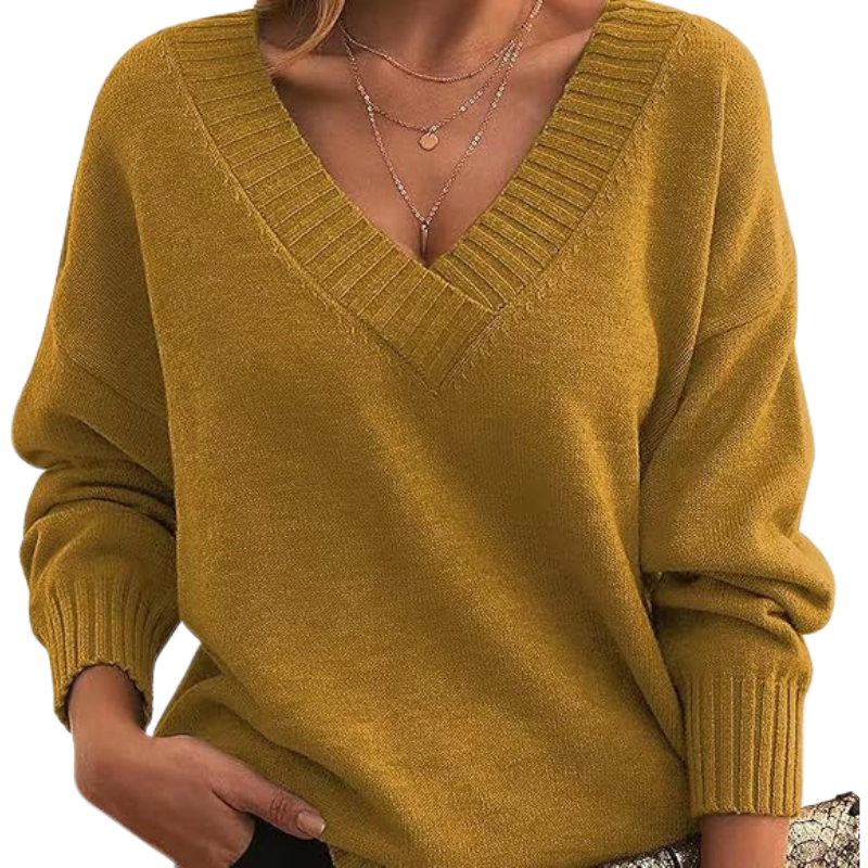 Leona | pull à col en V