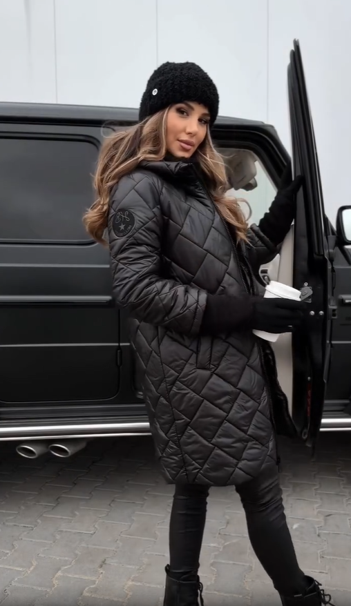 Bogna | Veste d'hiver matelassée avec capuche