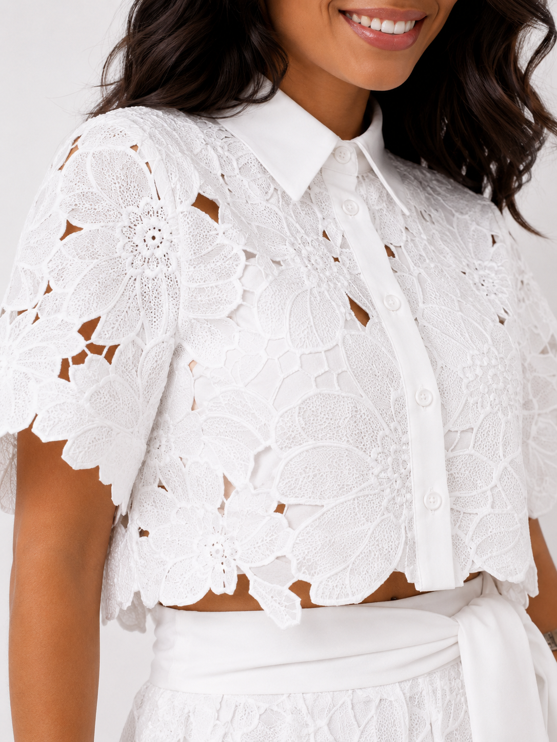 Aurévia™ | Ensemble deux pièces en tissu ajouré