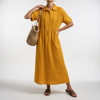 Éloria™ | Robe chemise fluide à l’élégance estivale