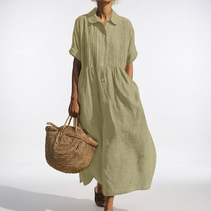 Éloria™ | Robe chemise fluide à l’élégance estivale
