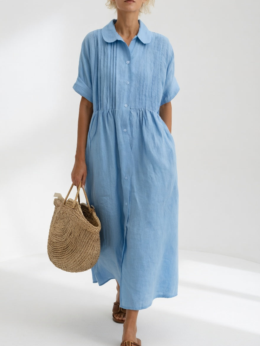Éloria™ | Robe chemise fluide à l’élégance estivale