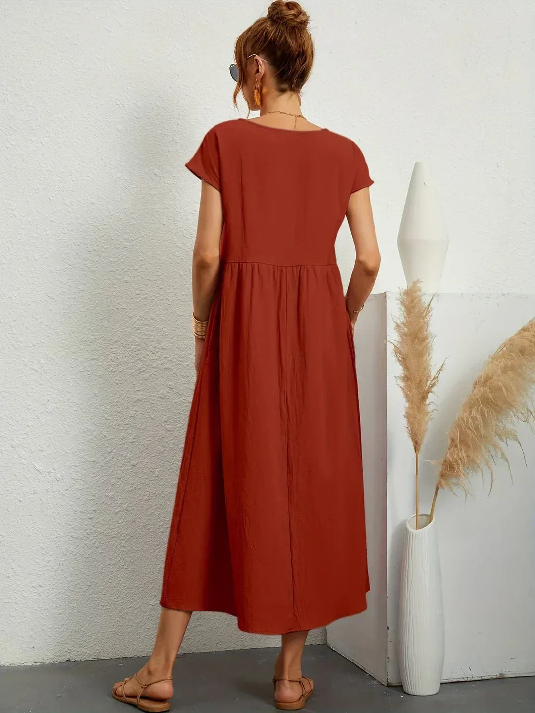 Auréna™ | Robe midi élégante au charme intemporel