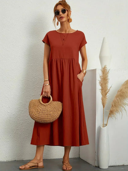 Auréna™ | Robe midi élégante au charme intemporel
