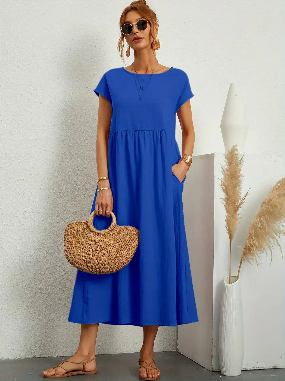 Auréna™ | Robe midi élégante au charme intemporel