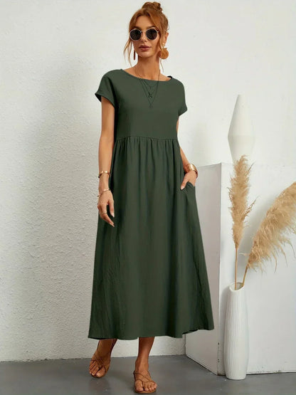 Auréna™ | Robe midi élégante au charme intemporel