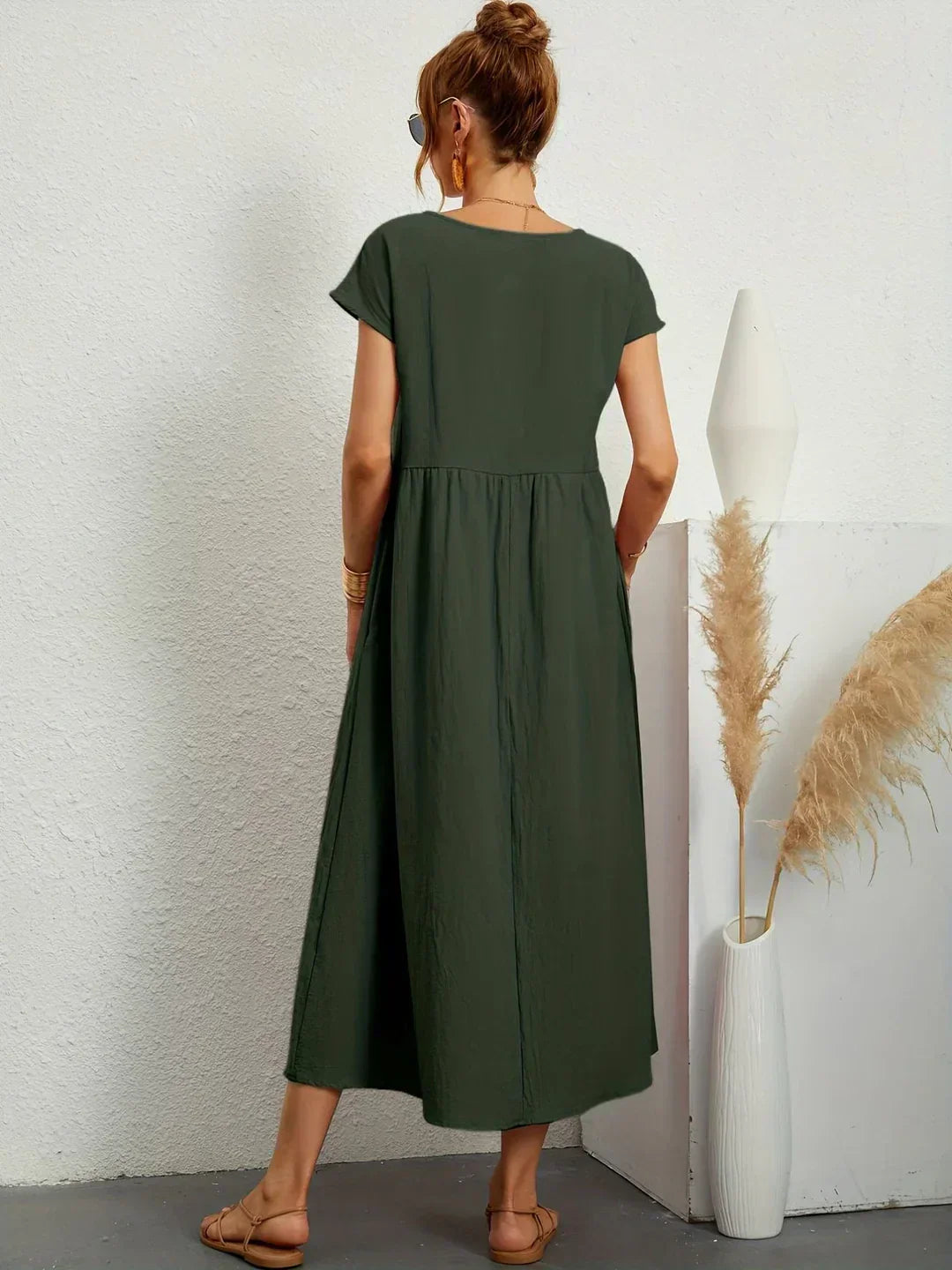 Auréna™ | Robe midi élégante au charme intemporel