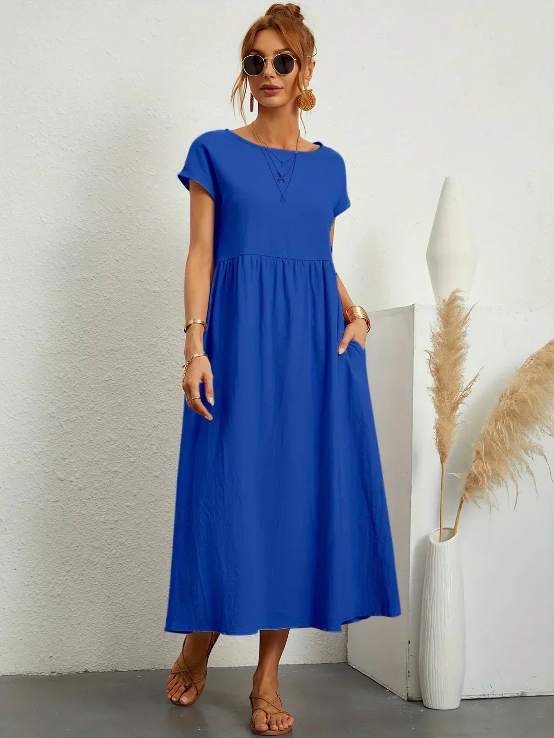 Auréna™ | Robe midi élégante au charme intemporel