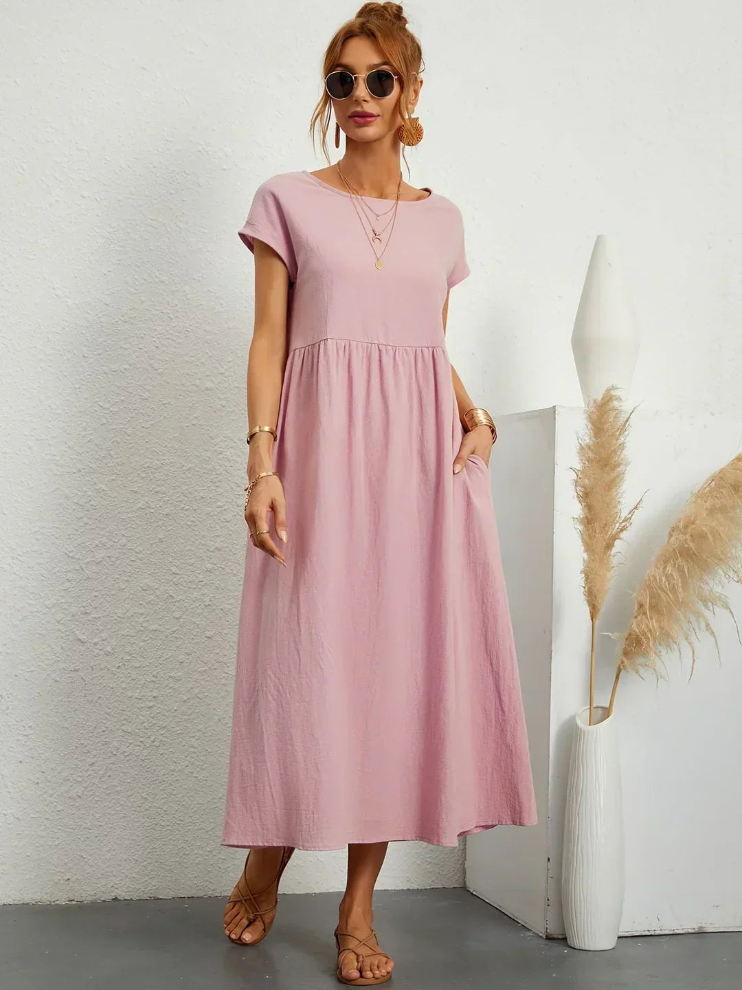 Auréna™ | Robe midi élégante au charme intemporel