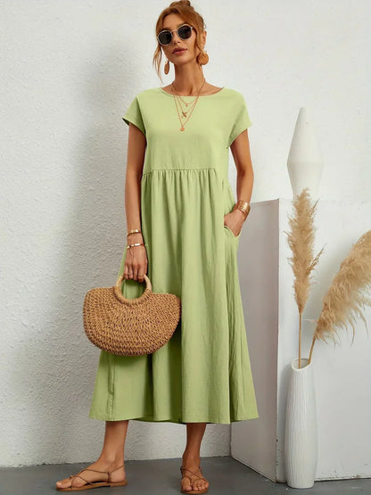 Auréna™ | Robe midi élégante au charme intemporel