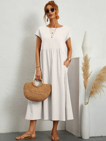 Auréna™ | Robe midi élégante au charme intemporel
