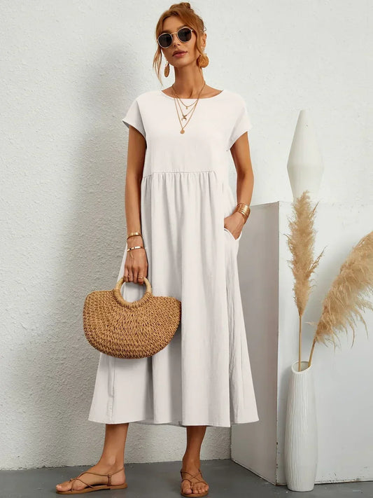 Auréna™ | Robe midi élégante au charme intemporel