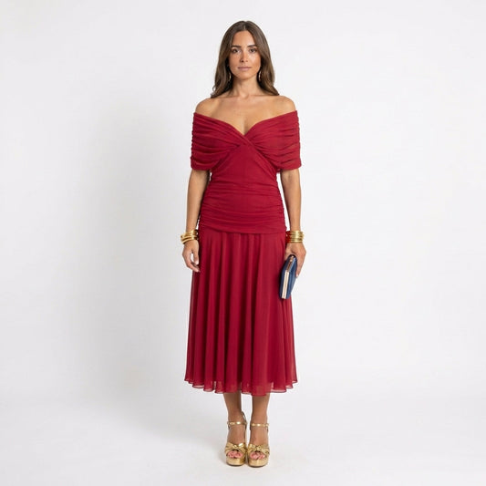 Valeriane™ | Robe élégante à épaules dénudées