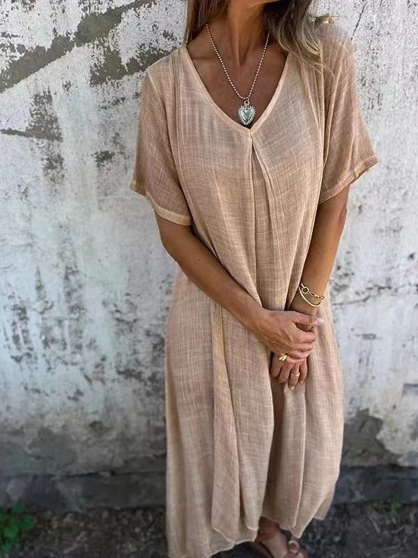 Valéa™ | Robe fluide à col V