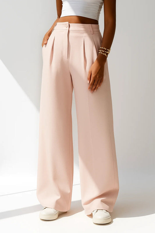 Ella | Pantalon palazzo avec plis
