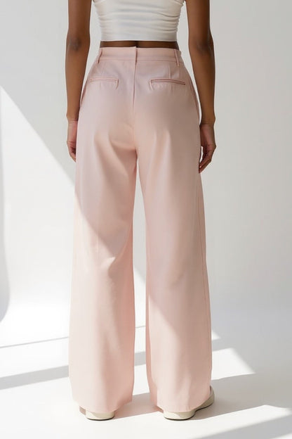 Ella | Pantalon palazzo avec plis