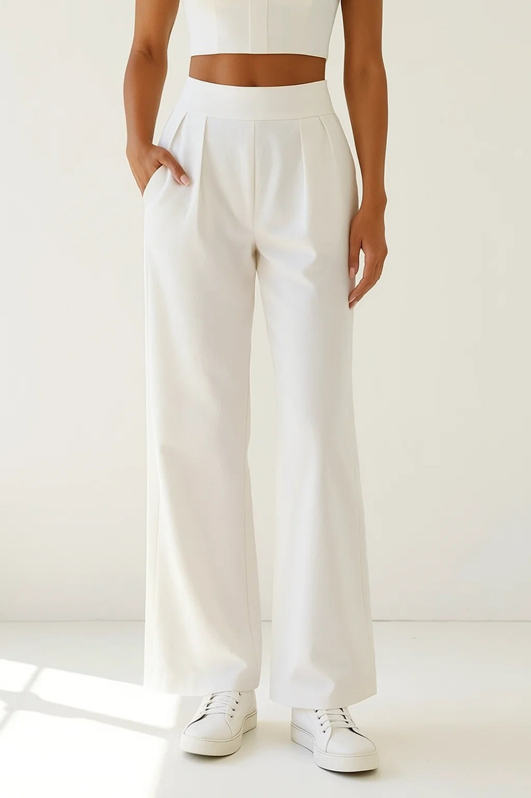 Clara | Pantalon palazzo élégant