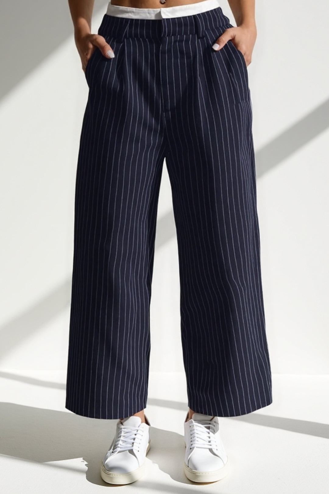 Lou | Pantalon à rayures verticales