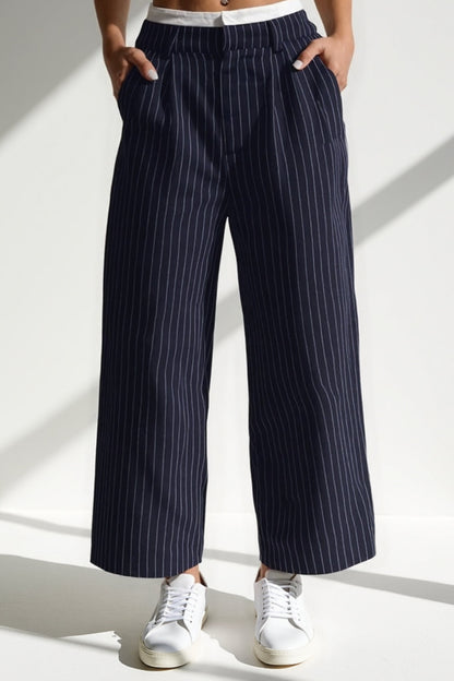 Lou | Pantalon à rayures verticales