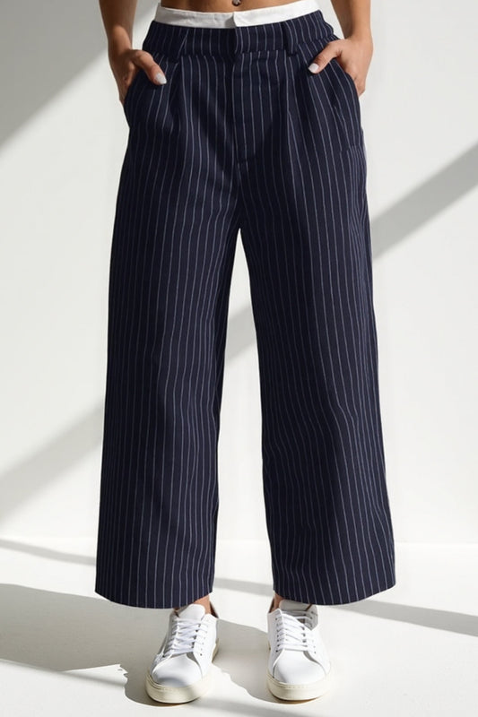 Lou | Pantalon à rayures verticales
