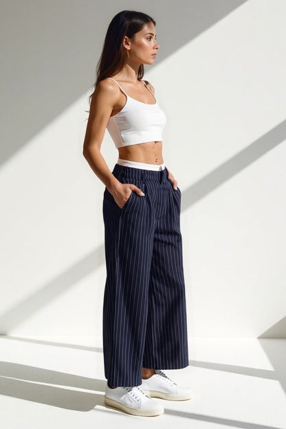 Lou | Pantalon à rayures verticales