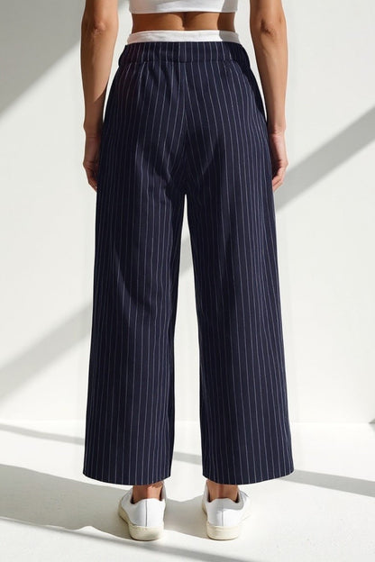 Lou | Pantalon à rayures verticales