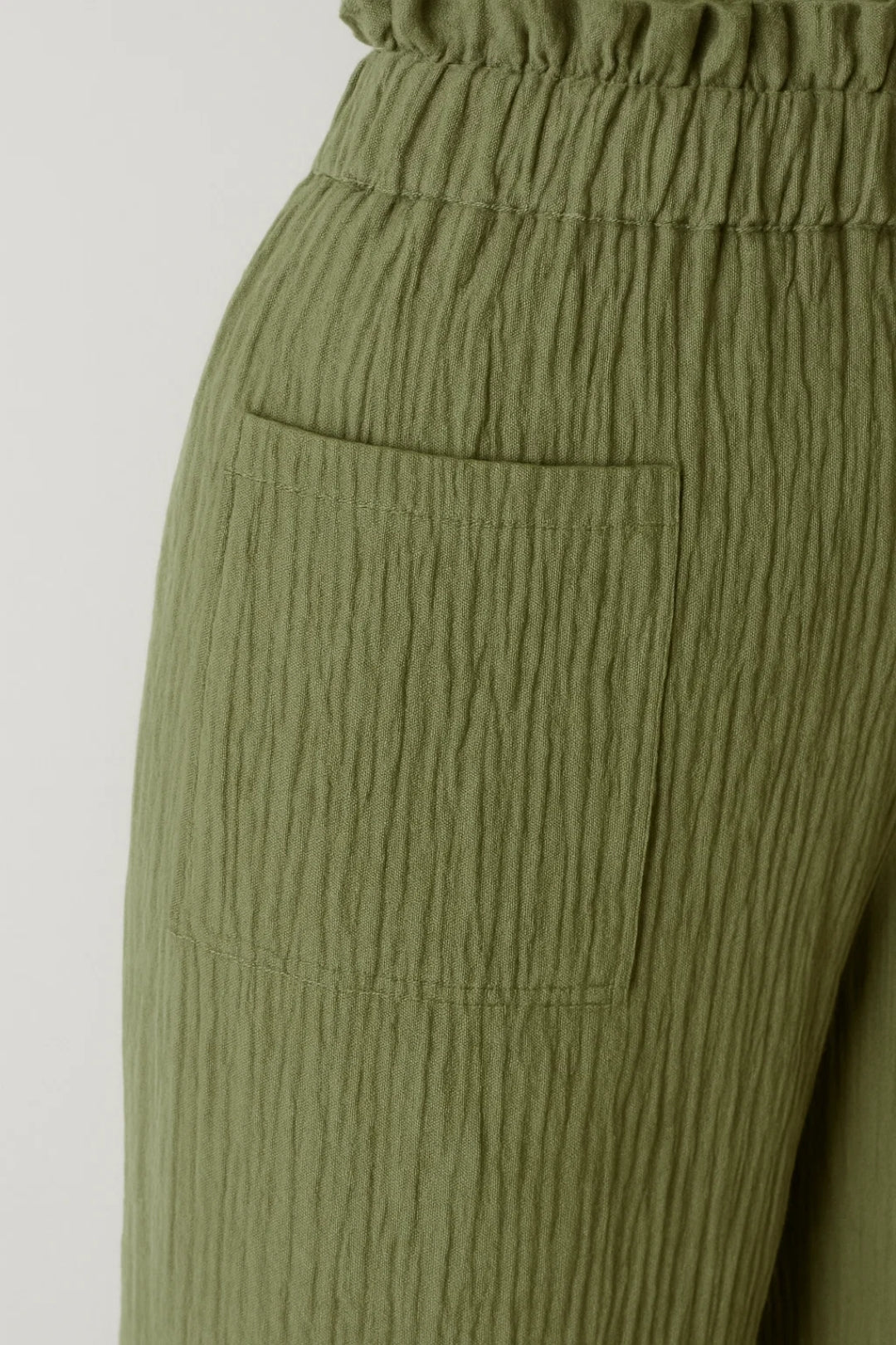 Amy | Pantalon ample en tissu crêpe