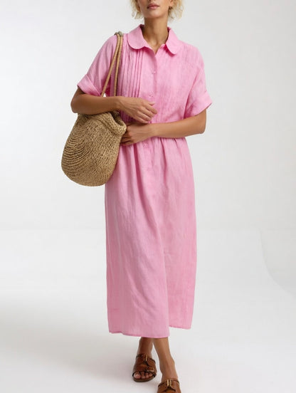 Éloria™ | Robe chemise fluide à l’élégance estivale