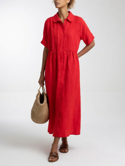 Éloria™ | Robe chemise fluide à l’élégance estivale