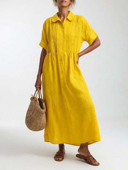 Éloria™ | Robe chemise fluide à l’élégance estivale