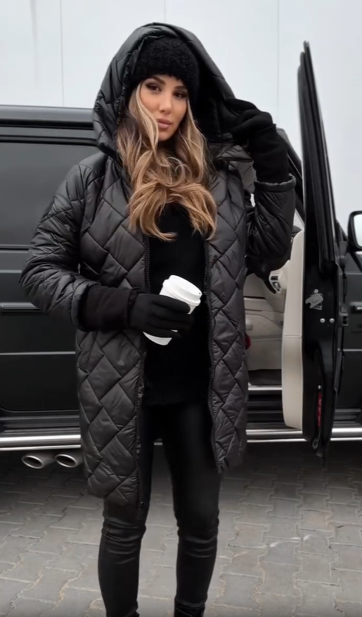 Bogna | Veste d'hiver matelassée avec capuche