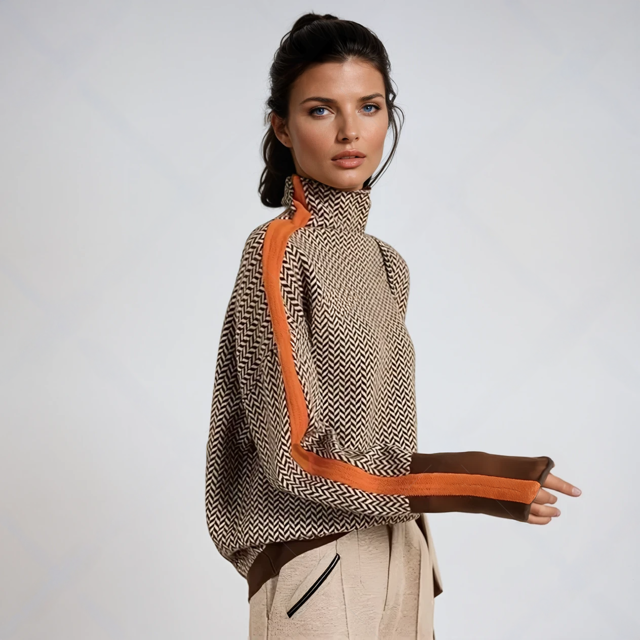 Valerie™ | Pull à col montant