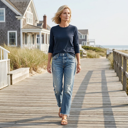 Marvelle™ | Jeans droits raccourcis
