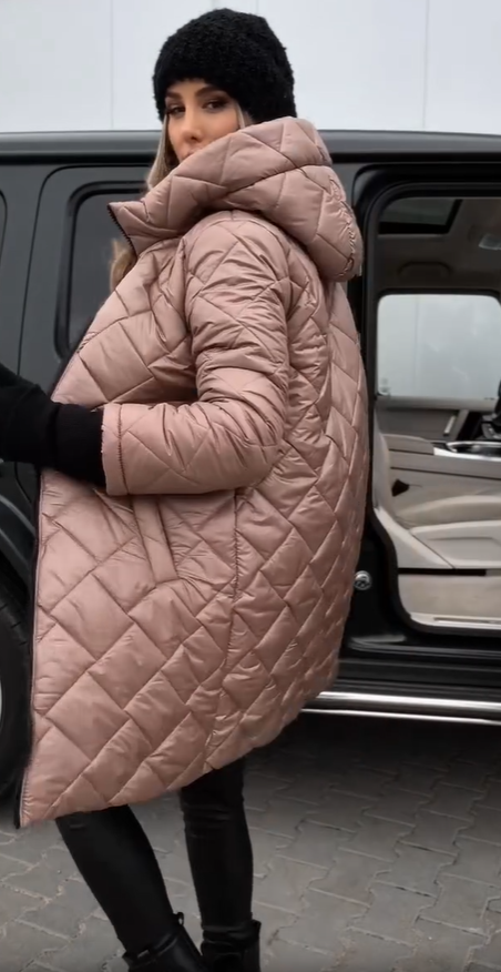 Bogna | Veste d'hiver matelassée avec capuche